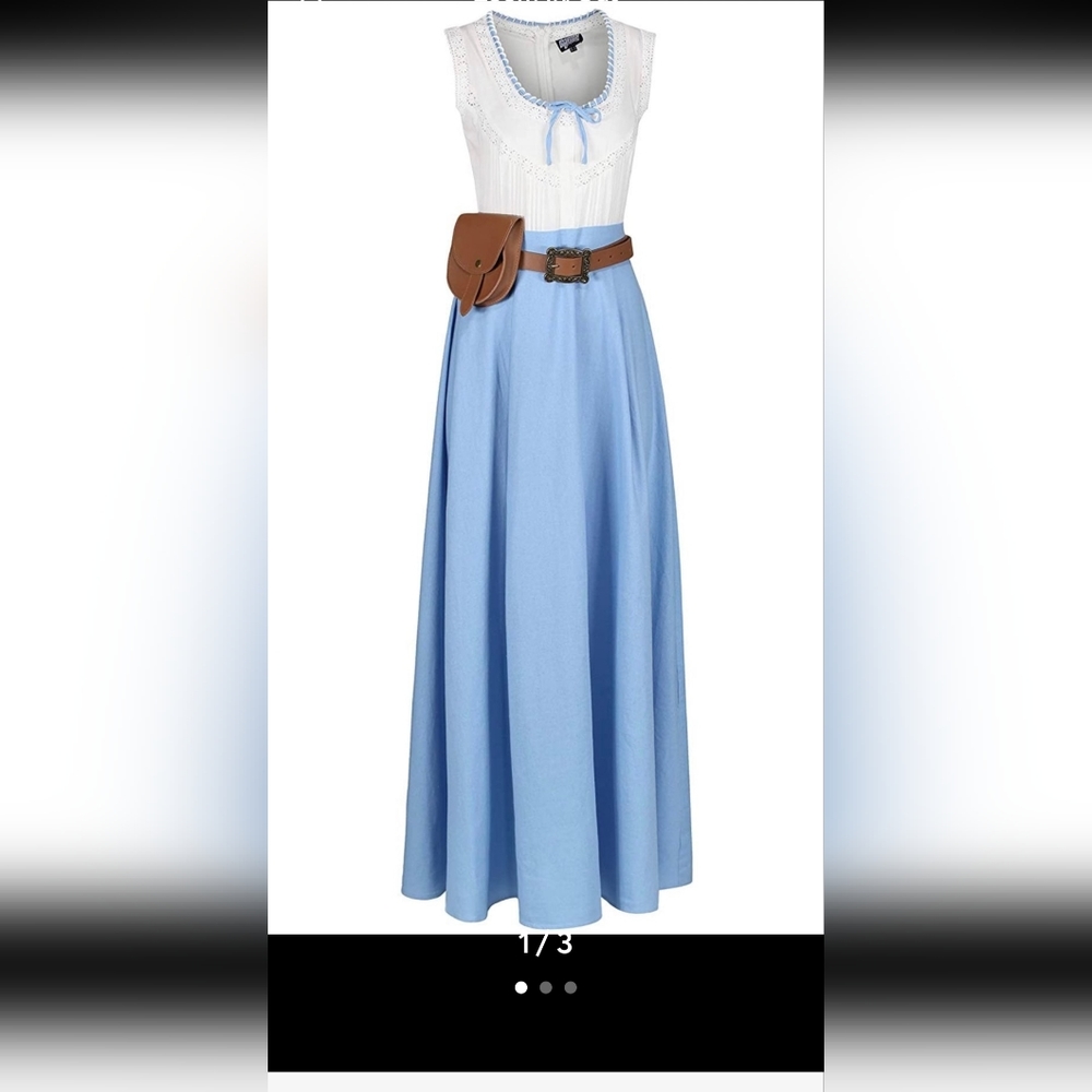 Westworld Delores cosplay costume dress NEW